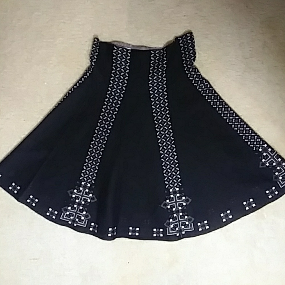 Max Studio Black Knit Skirt